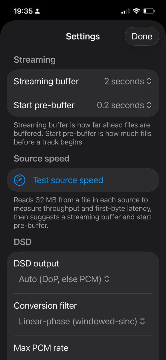 Bareplay settings on iPhone